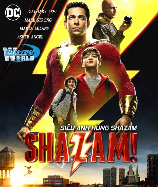 F1707. Shazam! 2019 - Siêu Anh Hùng Shazam 2D25G (TRUE- HD 7.1 DOLBY ATMOS)